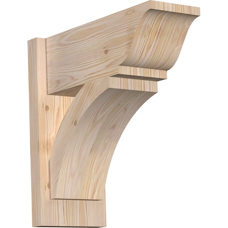 Ekena Millwork Thorton Smooth Traditional Outlooker, Douglas Fir, 7 1/2"W x 18"D x 18"H OUT08X18X18THR01SDF